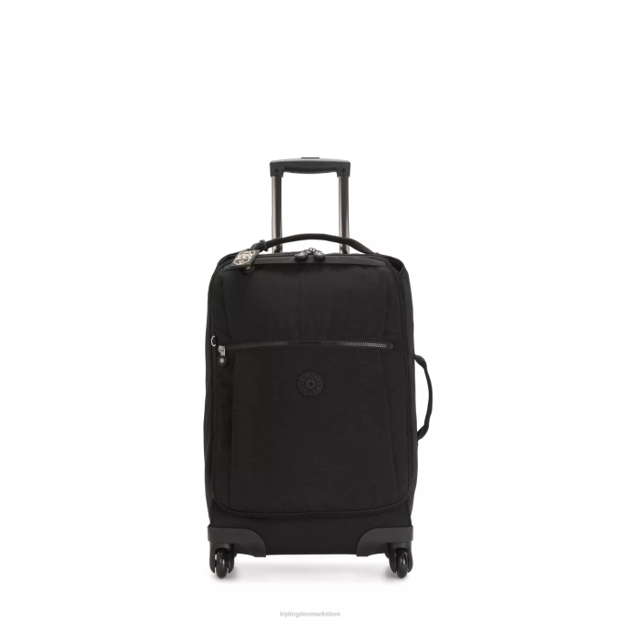 Kipling Kvinder darcey lille rullende håndbagage XVLD509 rullende bagage sort noir