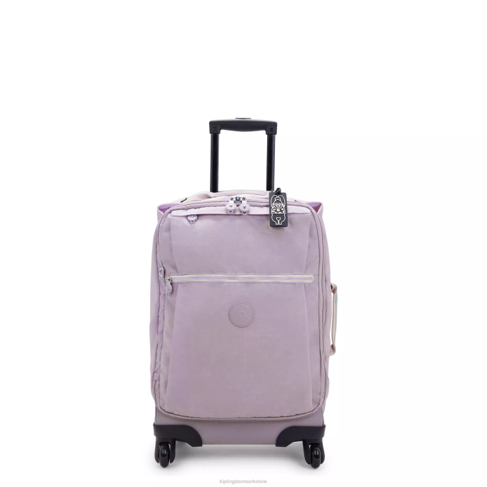 Kipling Kvinder darcey lille rullende håndbagage XVLD511 rullende bagage blid lilla
