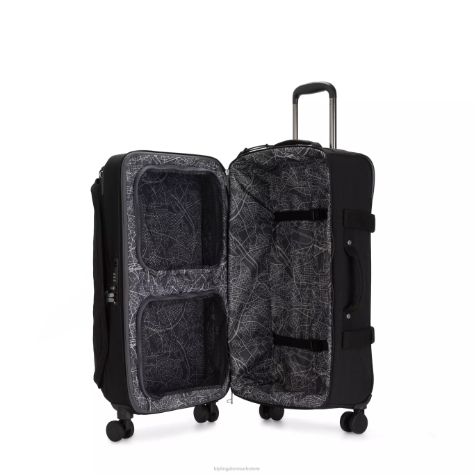 Kipling Kvinder spontan medium rullende bagage XVLD516 rullende bagage sort noir