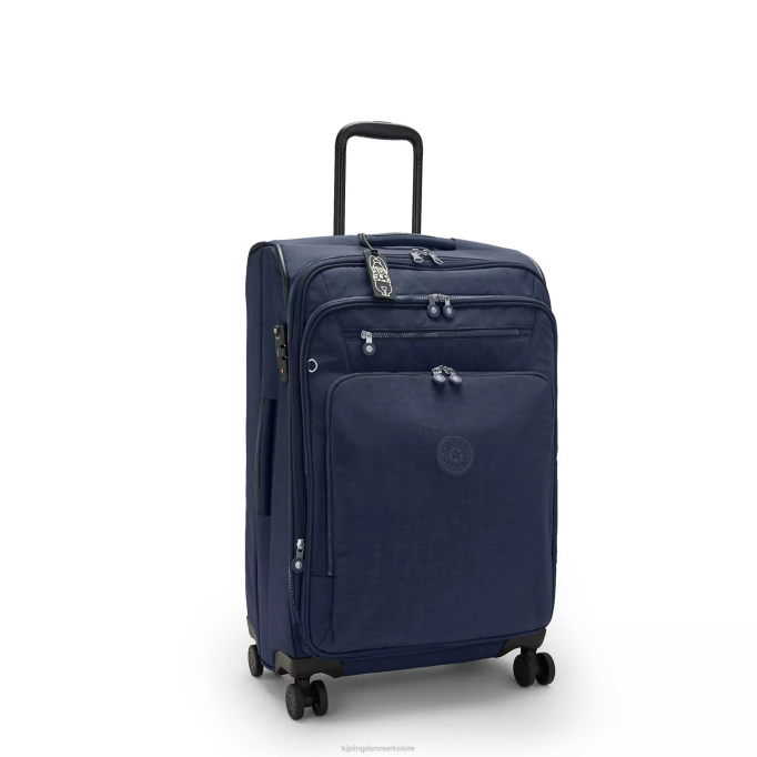 Kipling Kvinder youri spin medium 4 hjulet rullebagage XVLD522 rullende bagage blå blå