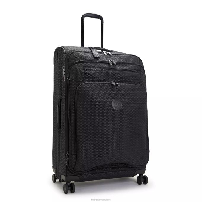 Kipling Kvinder youri spin stor 4 hjulet rullebagage XVLD523 rullende bagage signatur præget