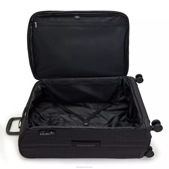 Kipling Kvinder youri spin stor 4 hjulet rullebagage XVLD523 rullende bagage signatur præget