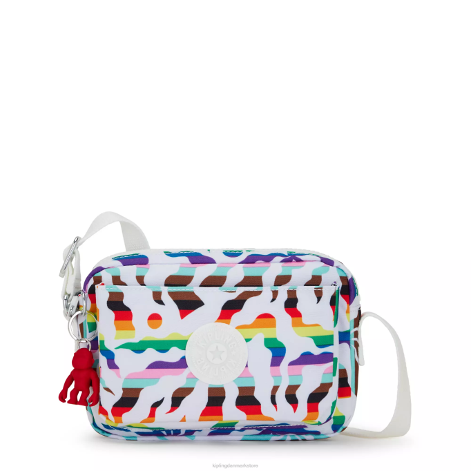 Kipling Kvinder abanu crossbody taske XVLD151 crossbody tasker regnbue palme