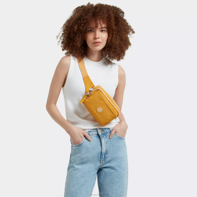 Kipling Kvinder abanu multi cabriolet crossbody taske XVLD118 crossbody tasker hurtig gul