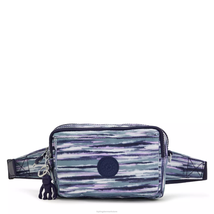 Kipling Kvinder abanu multiprintet konvertibel crossbody-taske XVLD319 crossbody tasker børste striber