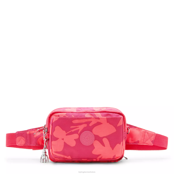 Kipling Kvinder abanu multiprintet konvertibel crossbody-taske XVLD320 crossbody tasker koral blomst