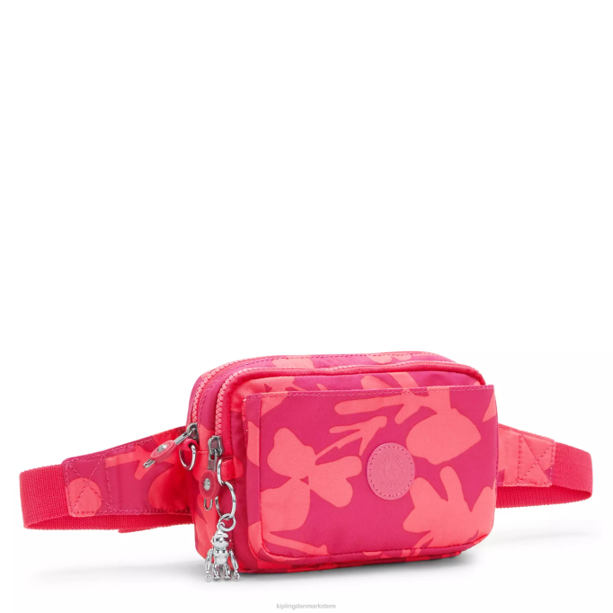 Kipling Kvinder abanu multiprintet konvertibel crossbody-taske XVLD320 crossbody tasker koral blomst