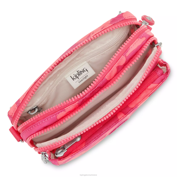 Kipling Kvinder abanu multiprintet konvertibel crossbody-taske XVLD320 crossbody tasker koral blomst
