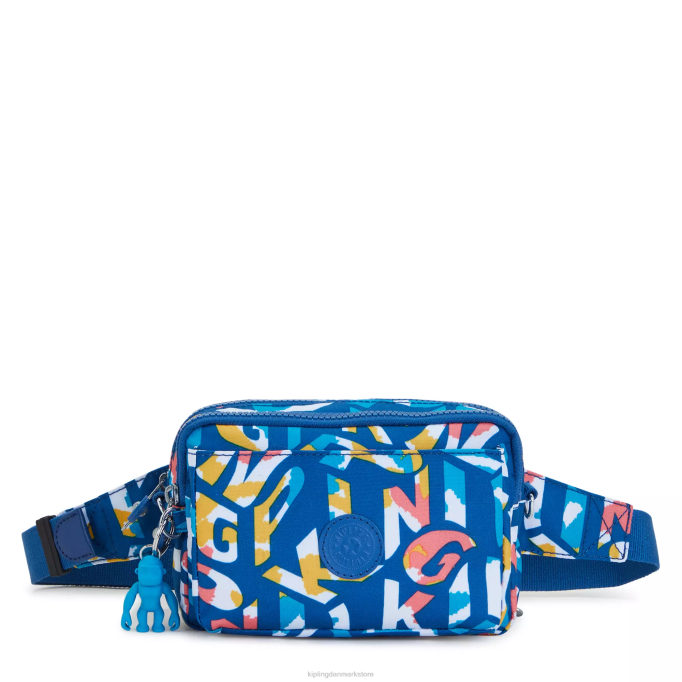 Kipling Kvinder abanu multiprintet konvertibel crossbody-taske XVLD321 crossbody tasker neon