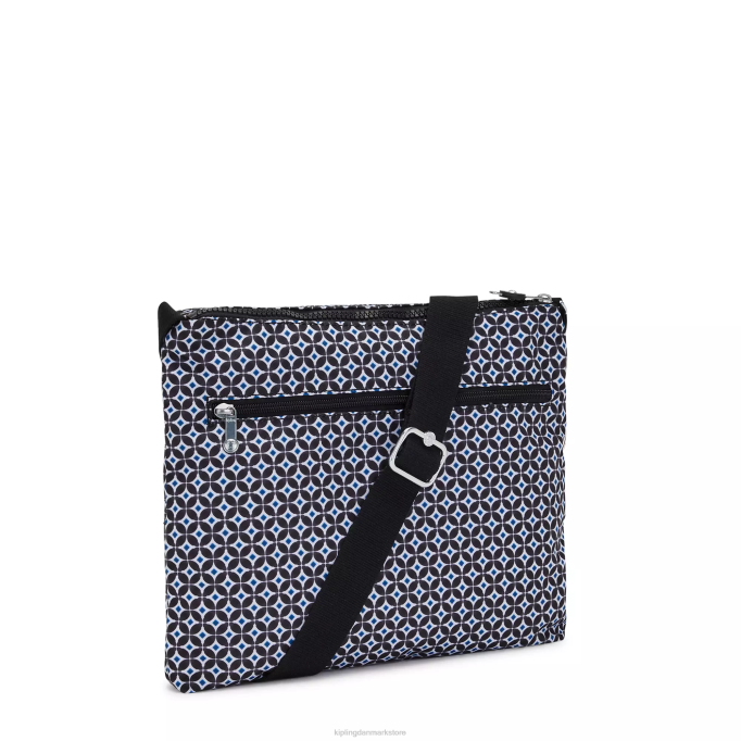 Kipling Kvinder alvar-printet crossbody-taske XVLD145 crossbody tasker sortlig flise