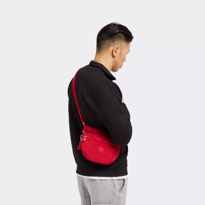 Kipling Kvinder arto lille crossbody taske XVLD226 crossbody tasker rød rouge