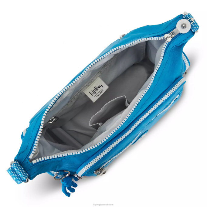 Kipling Kvinder gabbie lille crossbody taske XVLD163 crossbody tasker ivrig blå