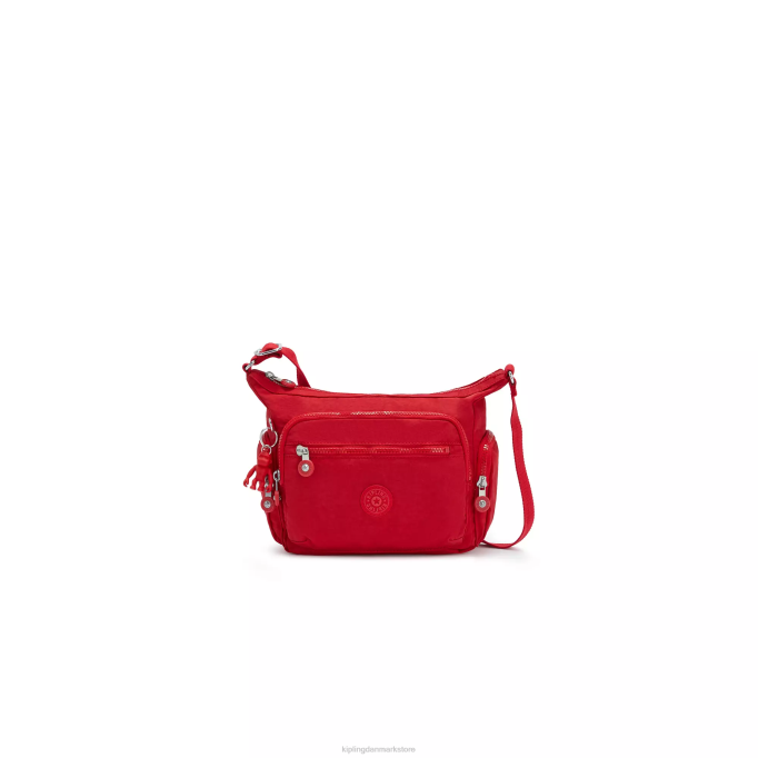 Kipling Kvinder gabbie lille crossbody taske XVLD164 crossbody tasker rød rouge