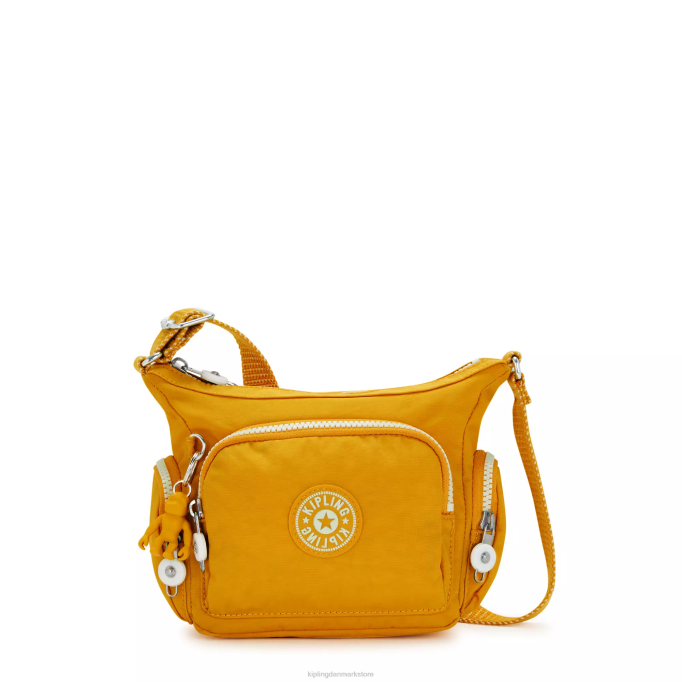 Kipling Kvinder gabbie mini crossbody taske XVLD18 crossbody tasker hurtig gul