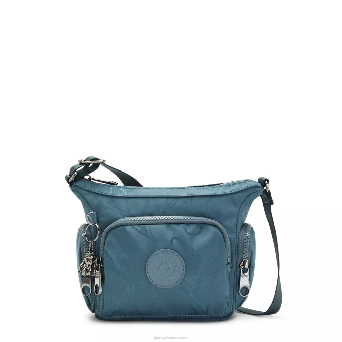 Kipling Kvinder gabbie mini-printet crossbody-taske XVLD102 crossbody tasker natlig grå