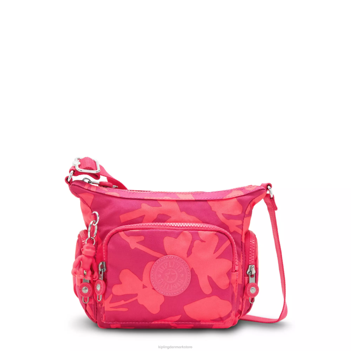 Kipling Kvinder gabbie mini-printet crossbody-taske XVLD138 crossbody tasker koral blomst
