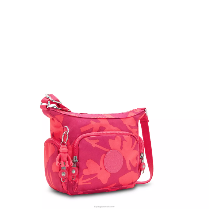 Kipling Kvinder gabbie mini-printet crossbody-taske XVLD138 crossbody tasker koral blomst