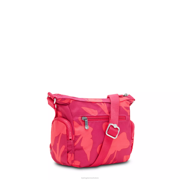 Kipling Kvinder gabbie mini-printet crossbody-taske XVLD138 crossbody tasker koral blomst