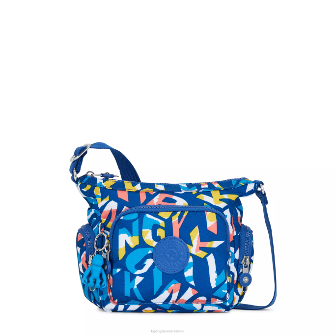 Kipling Kvinder gabbie mini-printet crossbody-taske XVLD139 crossbody tasker neon