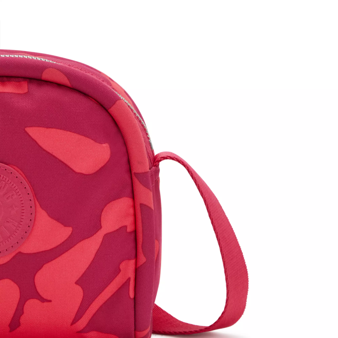 Kipling Kvinder jesper printet crossbody taske XVLD189 crossbody tasker koral blomster