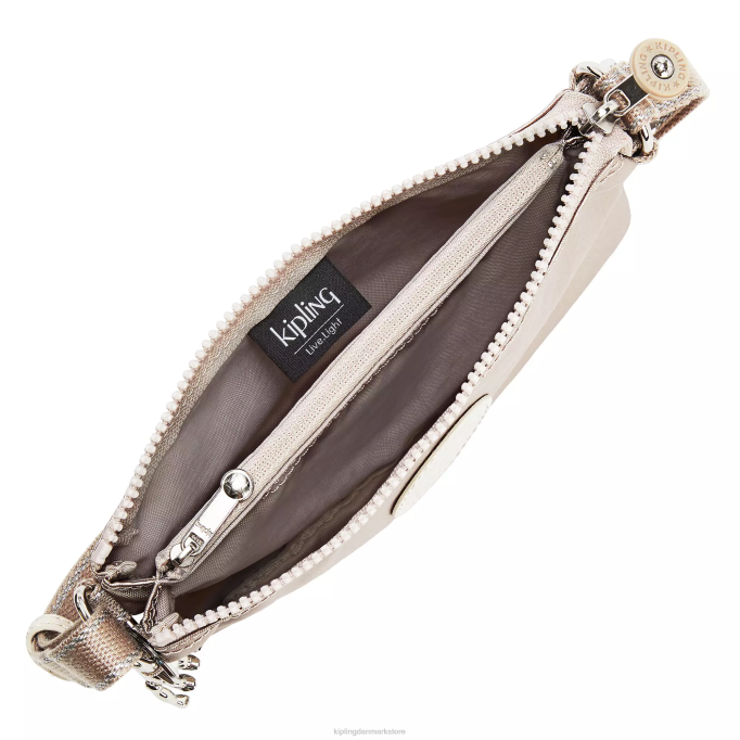 Kipling Kvinder kreativitet xb metallisk crossbody taske XVLD232 crossbody tasker metallisk glød