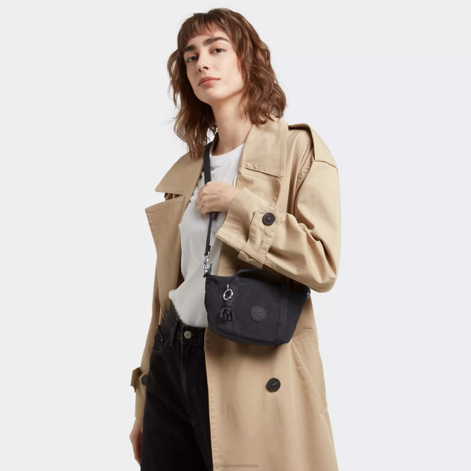 Kipling Kvinder kunst kompakt crossbody taske XVLD3 crossbody tasker sort noir