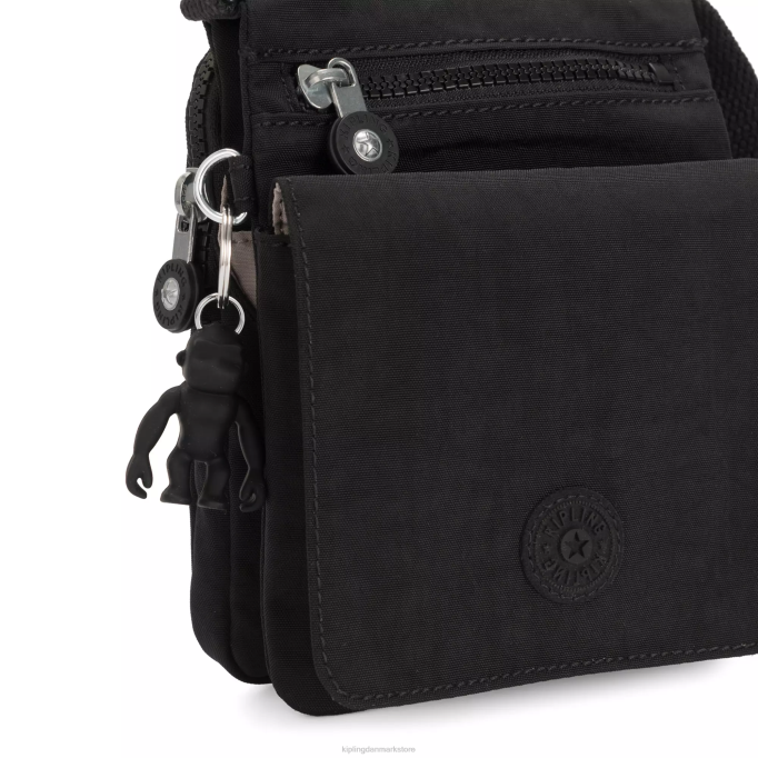 Kipling Kvinder new eldorado crossbody taske new eldorado XVLD105 crossbody tasker sort noir