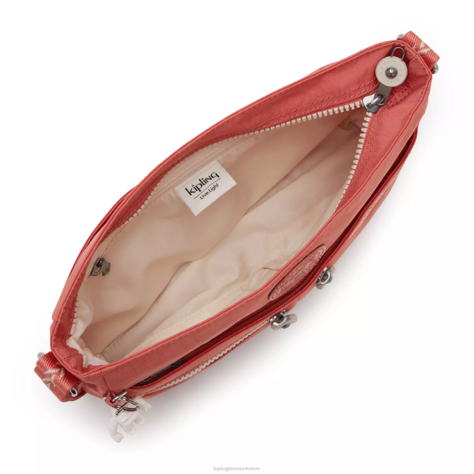 Kipling Kvinder ny angie crossbody taske XVLD172 crossbody tasker vintage pink