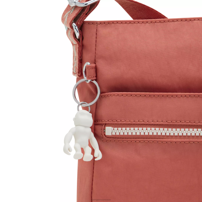 Kipling Kvinder ny angie crossbody taske XVLD172 crossbody tasker vintage pink
