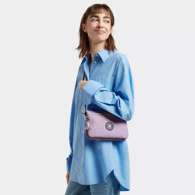 Kipling Kvinder riri crossbody taske XVLD128 crossbody tasker blid lilla blok
