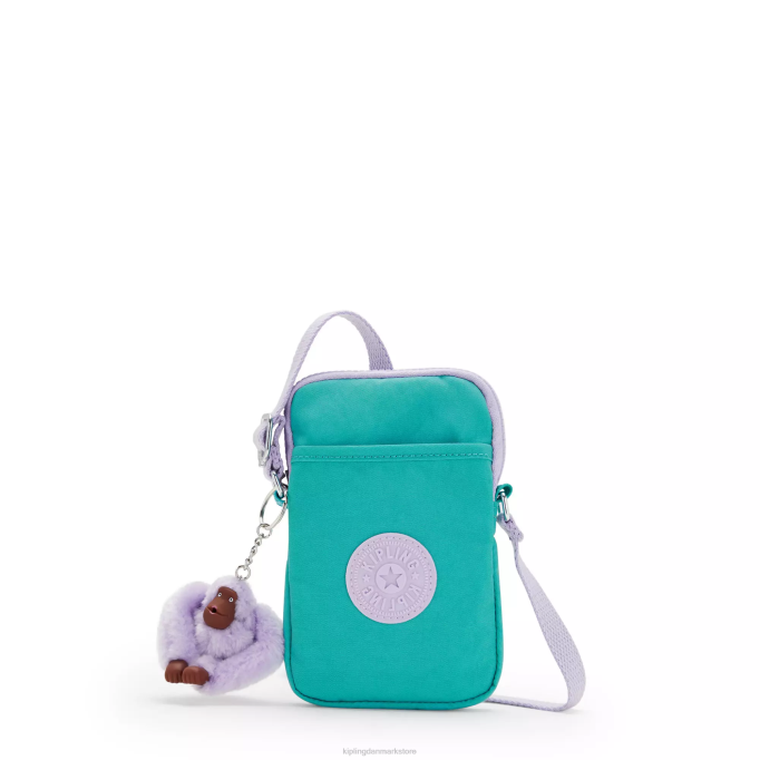 Kipling Kvinder tally crossbody telefontaske XVLD49 crossbody tasker surfergrøn
