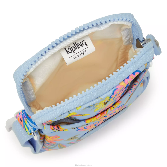 Kipling Kvinder tally printet crossbody telefontaske XVLD56 crossbody tasker vilde blomster