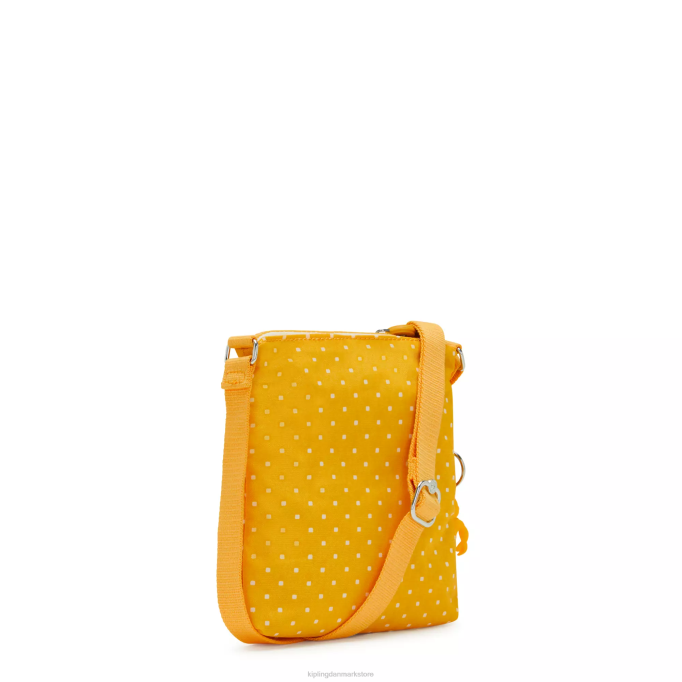 Kipling Kvinder alvar ekstra lille minitaske med print XVLD72 mini tasker blød prik gul