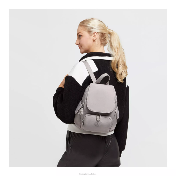 Kipling Kvinder city ​​pack mini rygsæk XVLD410 mini tasker grå gris