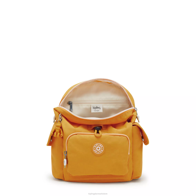 Kipling Kvinder city ​​pack mini rygsæk XVLD411 mini tasker hurtig gul
