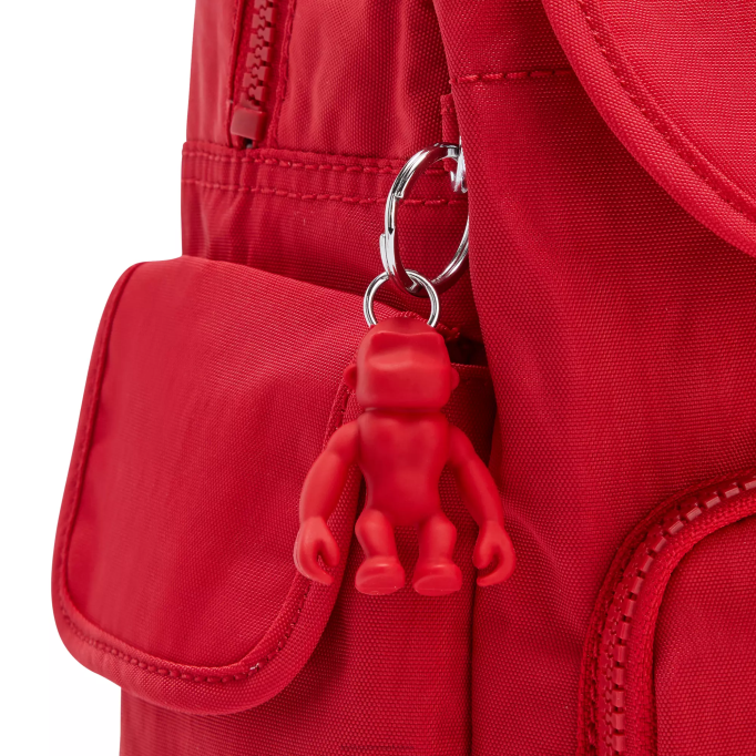 Kipling Kvinder city ​​pack mini rygsæk XVLD415 mini tasker rød rouge