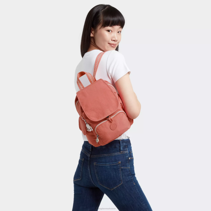 Kipling Kvinder city ​​pack mini rygsæk XVLD416 mini tasker vintage pink