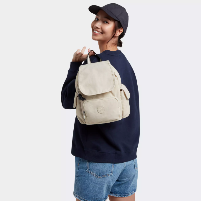 Kipling Kvinder city ​​pack mini rygsæk XVLD417 mini tasker let sand