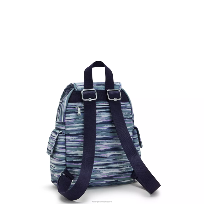 Kipling Kvinder city ​​pack mini rygsæk med print XVLD497 mini tasker børste striber