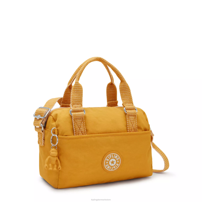 Kipling Kvinder folki mini håndtaske XVLD14 mini tasker hurtig gul
