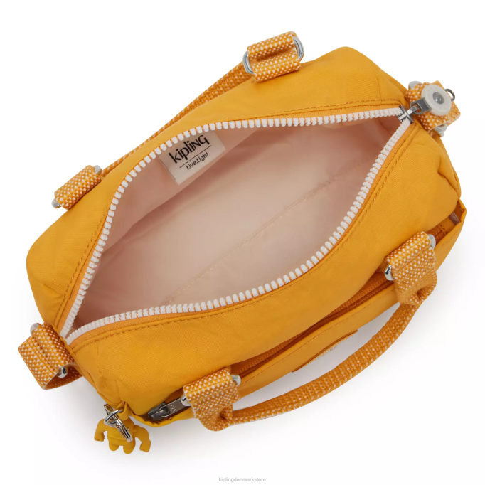 Kipling Kvinder folki mini håndtaske XVLD14 mini tasker hurtig gul