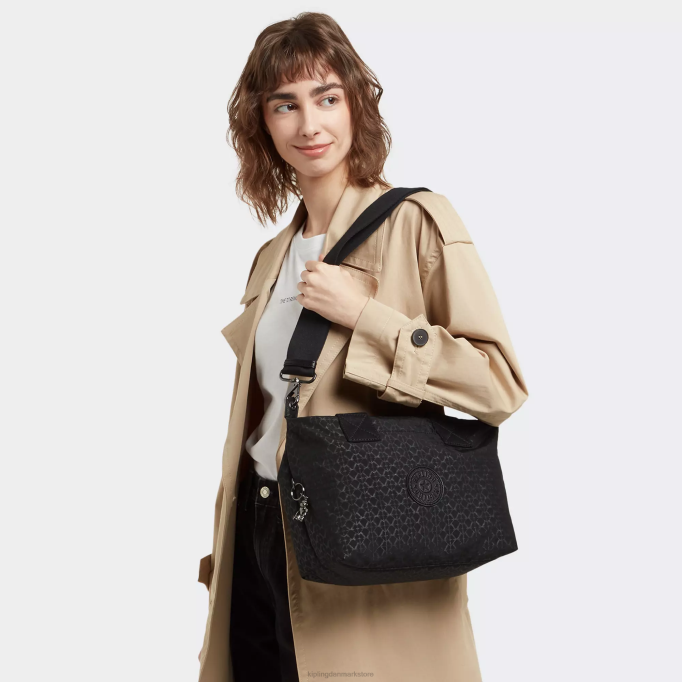 Kipling Kvinder kala håndtaske med miniprint XVLD63 mini tasker signatur præget