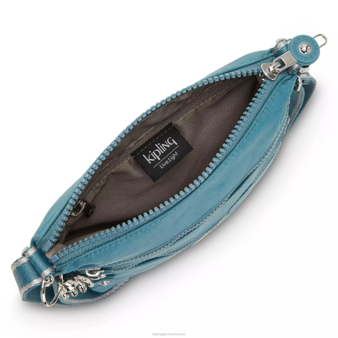 Kipling Kvinder keiko crossbody mini taske XVLD86 mini tasker hav krikand