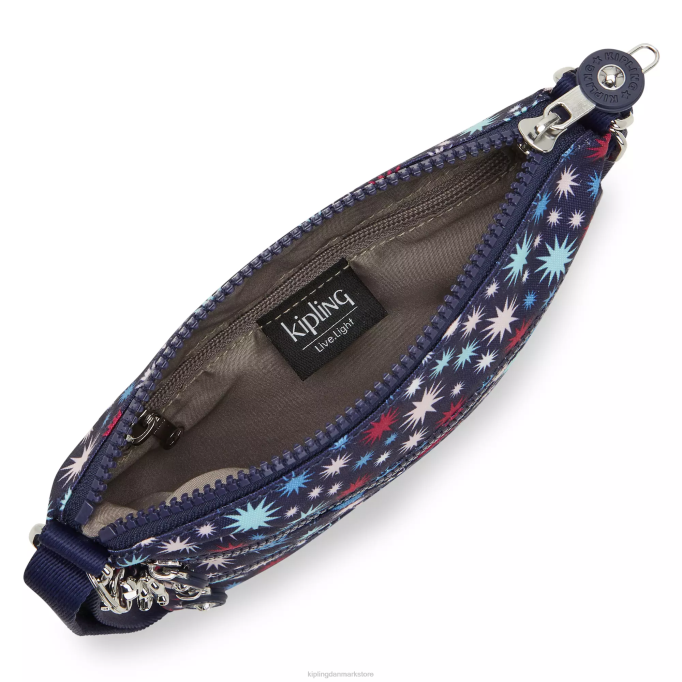 Kipling Kvinder keiko-printet crossbody minitaske XVLD5 mini tasker funky stjerner