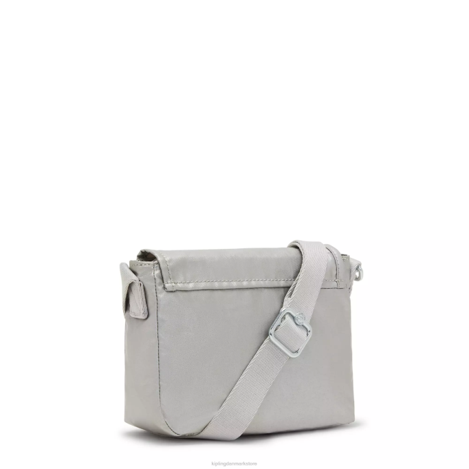 Kipling Kvinder sabian metallic crossbody mini taske XVLD100 mini tasker lyst metallisk