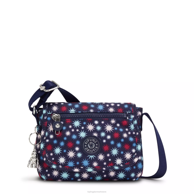 Kipling Kvinder sabian-printet crossbody minitaske XVLD11 mini tasker funky stjerner
