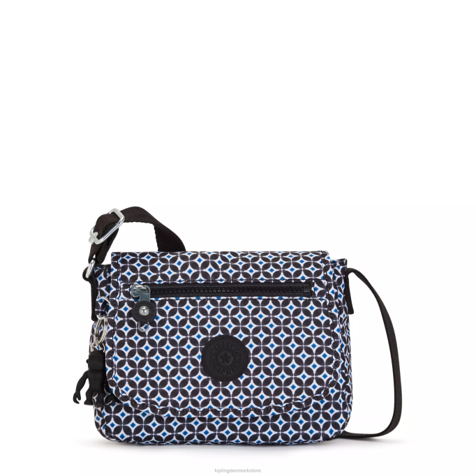 Kipling Kvinder sabian-printet crossbody minitaske XVLD13 mini tasker sortlig flise