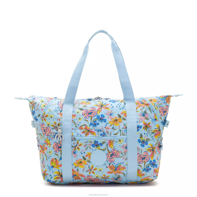 Kipling Kvinder kunststoftaske med mellemtryk XVLD262 muleposer vilde blomster