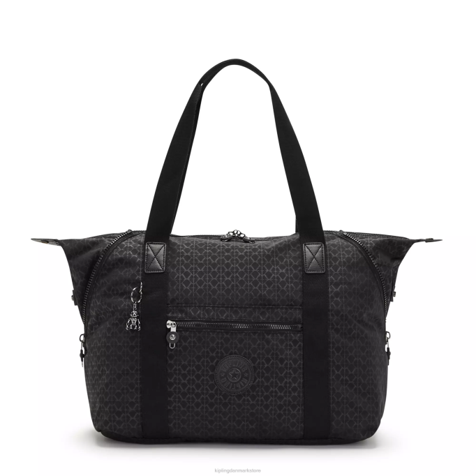 Kipling Kvinder kunststoftaske med mellemtryk XVLD266 muleposer signatur præget