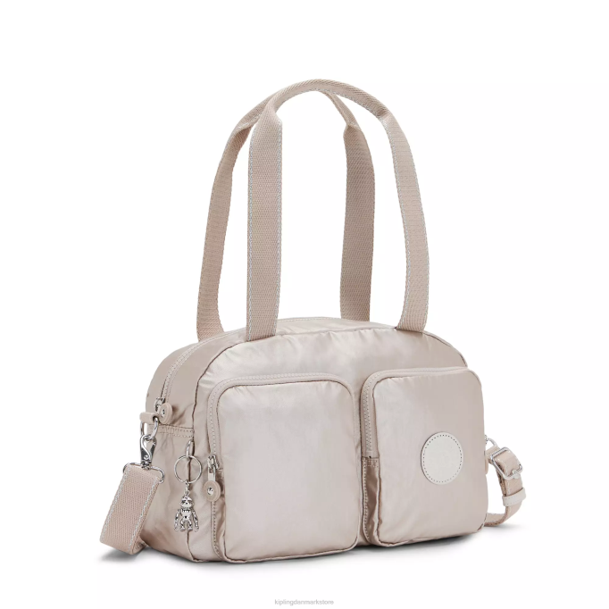 Kipling Kvinder cool defea metallisk skuldertaske XVLD207 skuldertasker metallisk glød